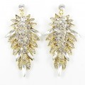 512365 Clear Crystal Earring in Gold